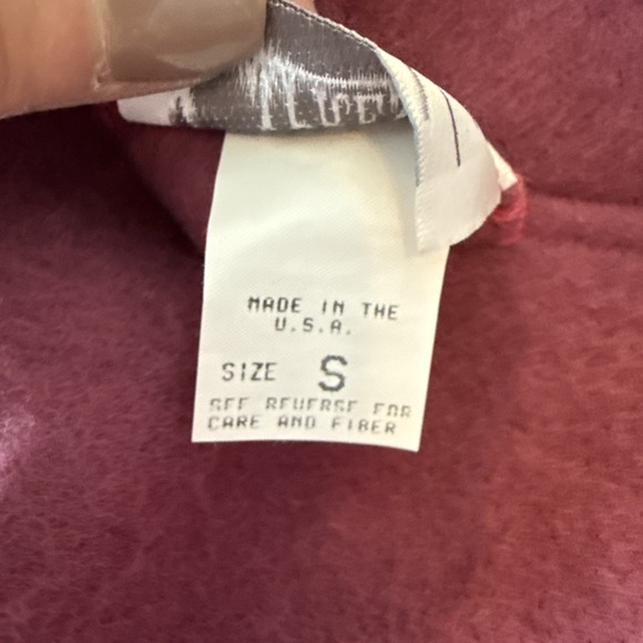 Vintage Cypress Robe Resort Spa Housecoat Pink Women's Size S 80s Retro Lounge - Picture 9 of 11